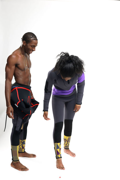 G180 Swim men's and women's wetsuits in multi-color design, best all-season wetsuit for athletes with coverage and flexibility.